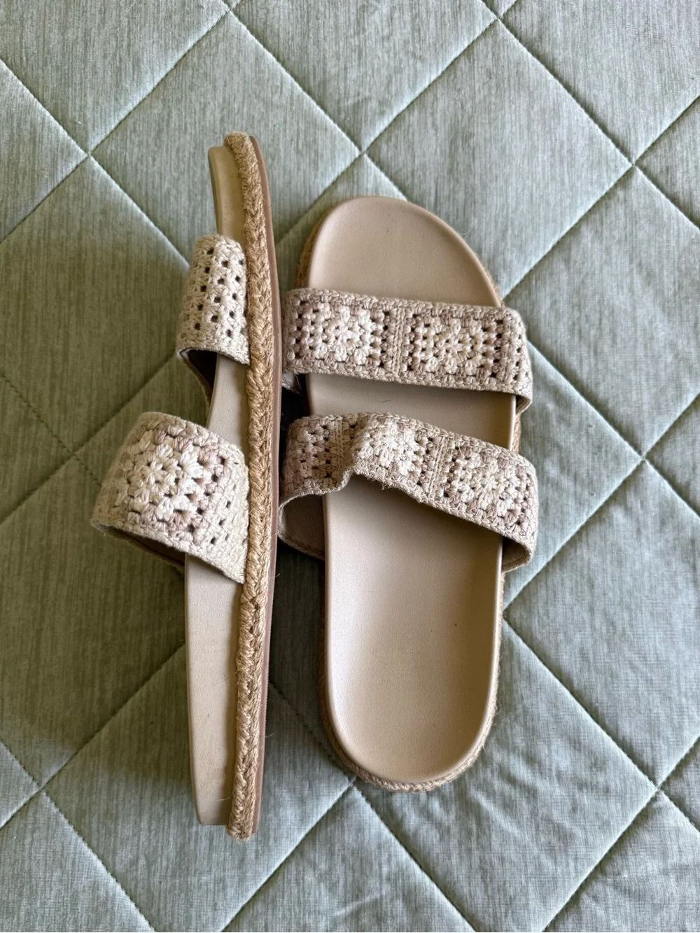 American Eagle Slide Sandals - Beige
